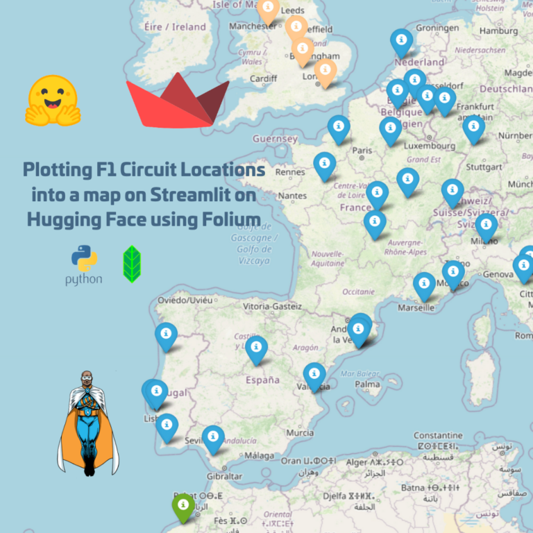 Plotting F1 Circuit Locations Into A Map On Streamlit Using Folium ...