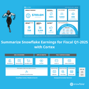 Summarize Snowflake Earnings for Fiscal Q1-2025 with Cortex