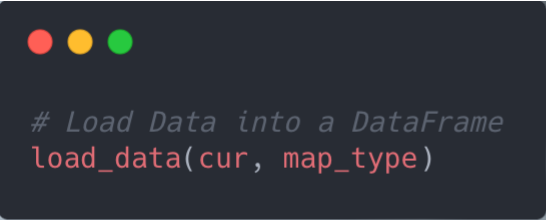 Load data based on the selected 'Map Type'