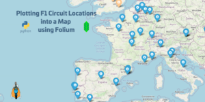 Plotting F1 Circuit Locations into a map using Folium