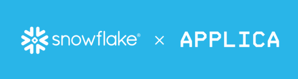 Applica and Snowflake logo