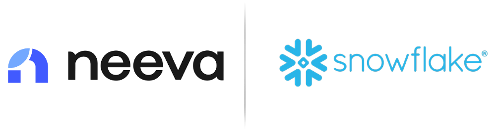 Neeva and Snowflake logo