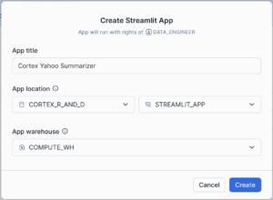 Create the Streamlit Application